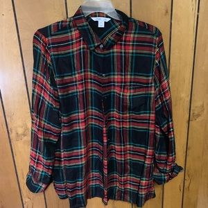 Xl Flannel style Old Navy tee